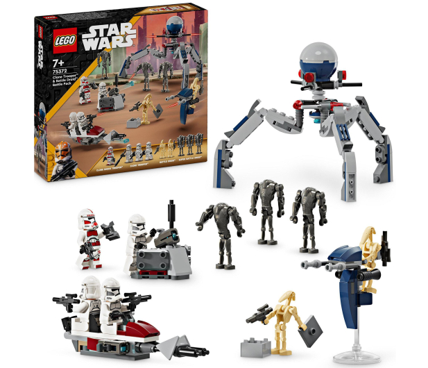 LEGO Star Wars™ 75372 Zestaw z żołnierzem armii klonów i droidem - 1203565 - zdjęcie
